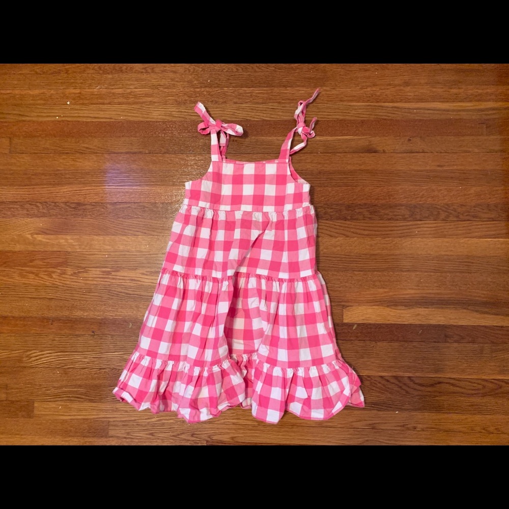 Kelly’s Kids Pink and White Checked Dress